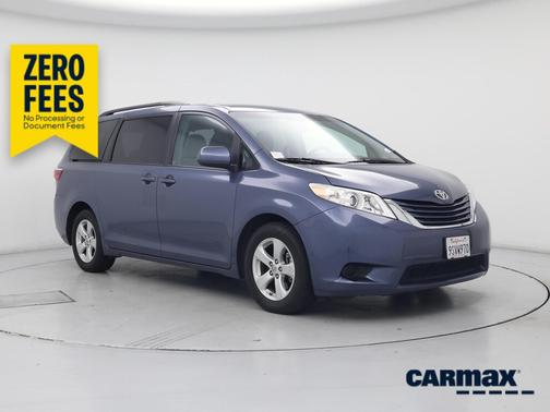 Blue 2015 Toyota Sienna LE