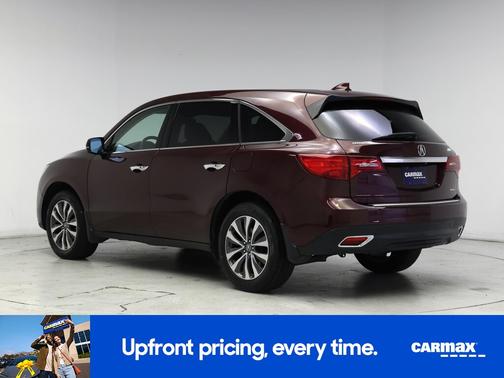 Burgundy 2016 Acura MDX