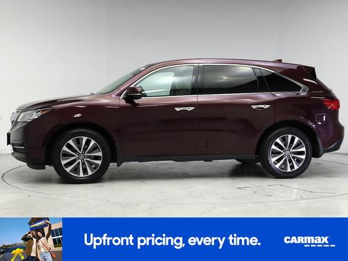 Burgundy 2016 Acura MDX