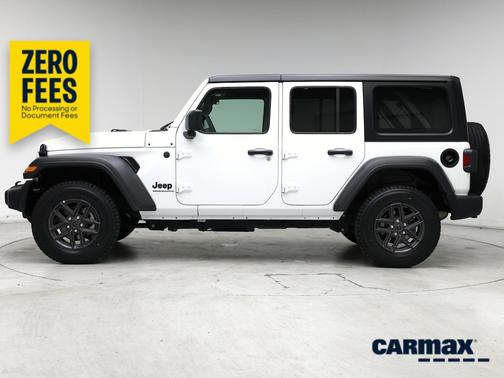White 2025 Jeep Wrangler Sport S