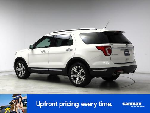 White 2018 Ford Explorer Platinum