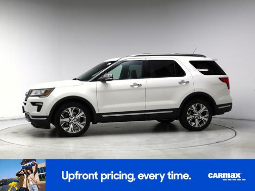 White 2018 Ford Explorer Platinum