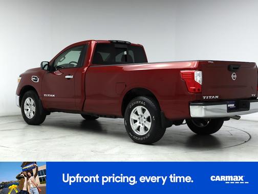 Red 2017 Nissan Titan SV