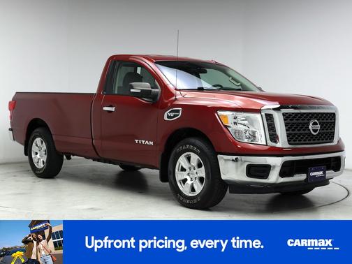 Red 2017 Nissan Titan SV