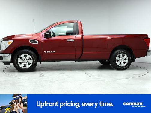 Red 2017 Nissan Titan SV