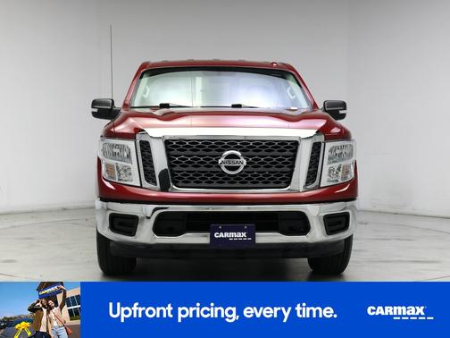 Red 2017 Nissan Titan SV