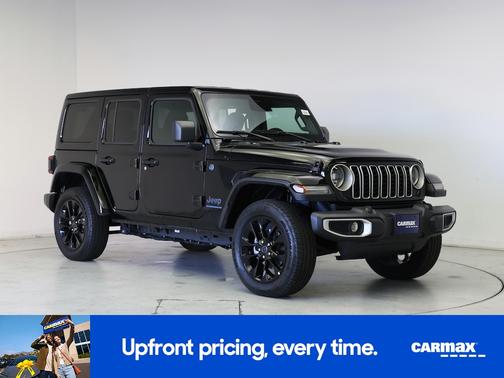 Black 2025 Jeep Wrangler 4xe Sahara