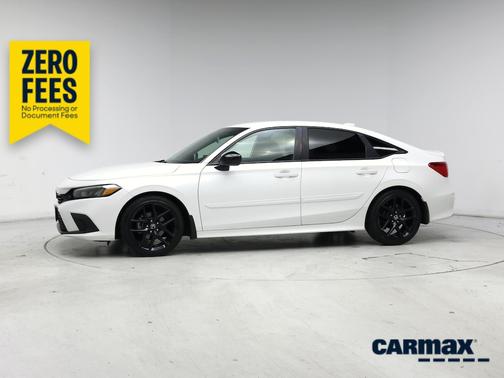 White 2023 Honda Civic Sport