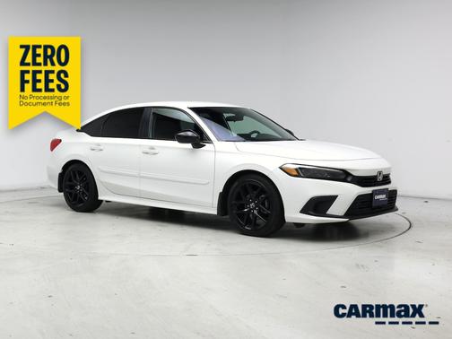 White 2023 Honda Civic Sport