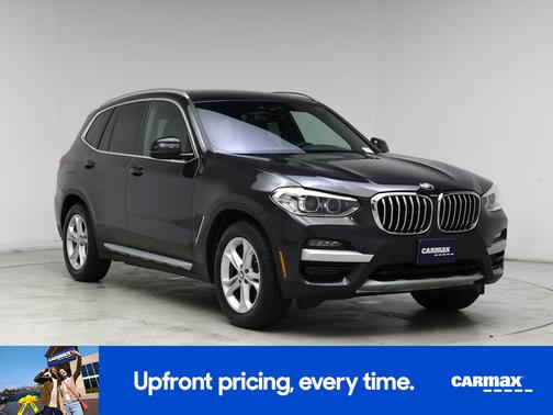Black 2020 BMW X3 XDrive30i