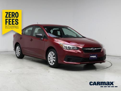 Red 2022 Subaru Impreza
