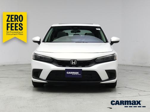 White 2023 Honda Civic EX-L