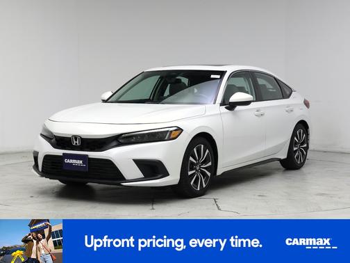 White 2023 Honda Civic EX-L