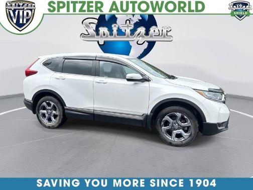 Diamond White Pearl 2018 Honda CR-V EX