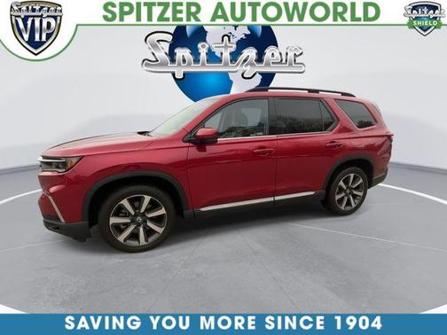 Radiant Red Metallic II 2025 Honda Pilot Touring