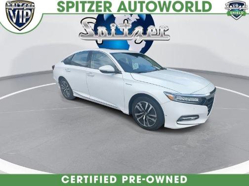 Platinum White Pearl 2020 Honda Accord Hybrid Touring