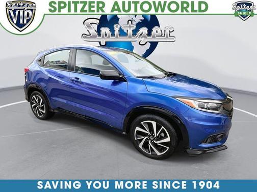 Aegean Blue Metallic 2019 Honda HR-V Sport
