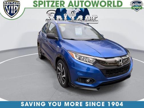 Aegean Blue Metallic 2019 Honda HR-V Sport