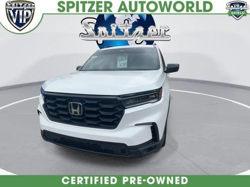 Platinum White Pearl 2025 Honda Pilot Sport