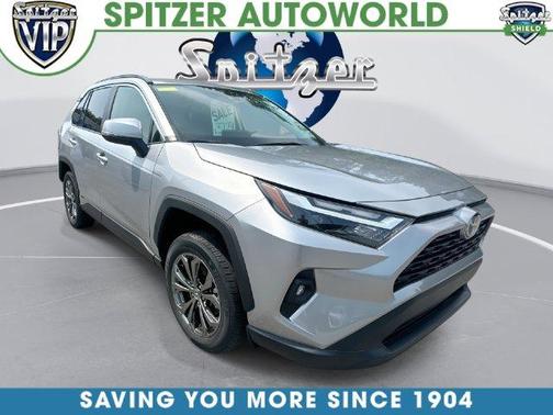 Silver Sky Metallic 2023 Toyota RAV4 Hybrid XLE Premium
