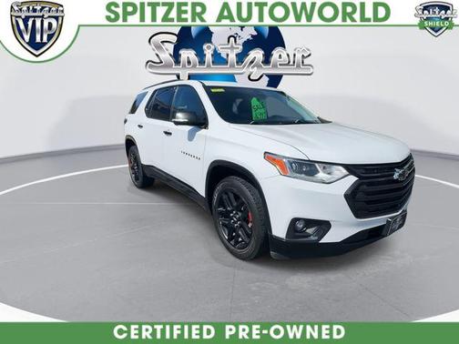 Summit White 2020 Chevrolet Traverse Premier