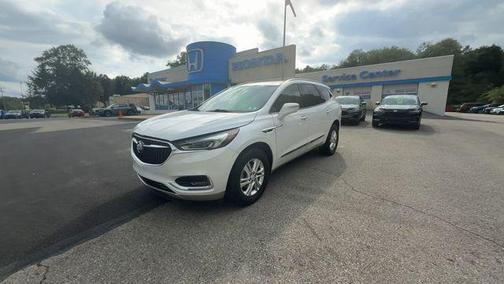White Frost Tri-Coat 2019 Buick Enclave Essence