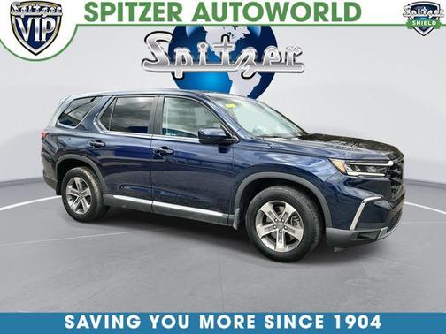 Obsidian Blue Pearl 2023 Honda Pilot EX-L 8-Passenger