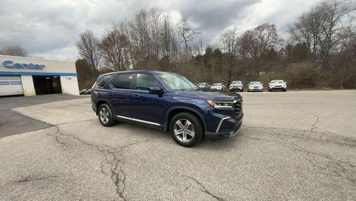 Obsidian Blue Pearl 2023 Honda Pilot EX-L 8-Passenger