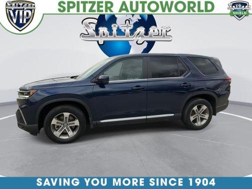 Obsidian Blue Pearl 2023 Honda Pilot EX-L 8-Passenger