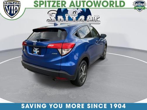 Aegean Blue Metallic 2022 Honda HR-V EX
