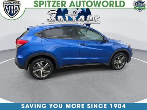 Aegean Blue Metallic 2022 Honda HR-V EX