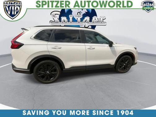 Platinum White Pearl 2025 Honda CR-V Hybrid Sport Touring
