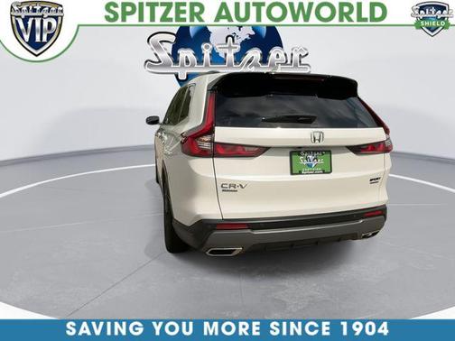 Platinum White Pearl 2025 Honda CR-V Hybrid Sport Touring