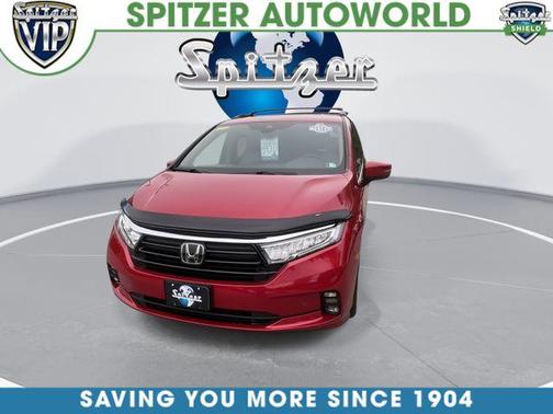 Radiant Red Metallic II 2022 Honda Odyssey Touring