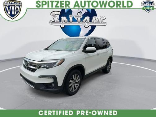 Platinum White Pearl 2021 Honda Pilot EX-L