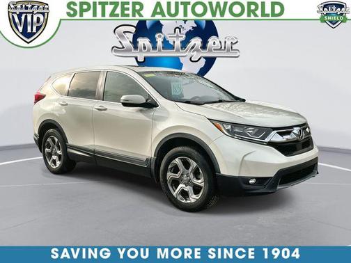 White Diamond Pearl 2018 Honda CR-V EX-L