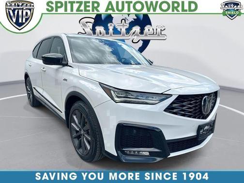 Platinum White Pearl 2025 Acura MDX A-Spec