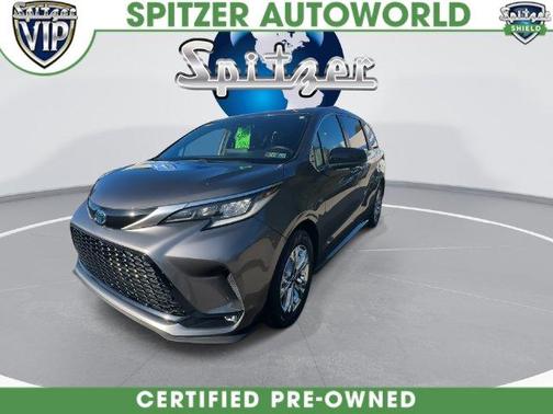 Predawn Gray Mica 2022 Toyota Sienna XSE 7 Passenger