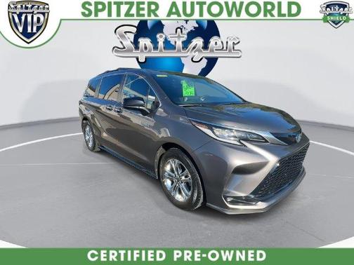 Predawn Gray Mica 2022 Toyota Sienna XSE 7 Passenger