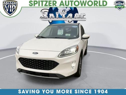 White Metallic 2020 Ford Escape Titanium Hybrid