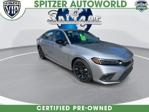 Lunar Silver Metallic 2023 Honda Civic Sport