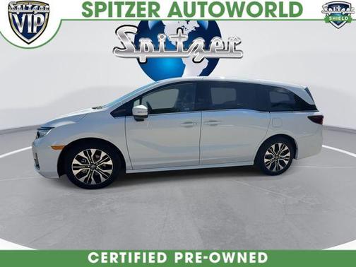 Platinum White Pearl 2025 Honda Odyssey Elite