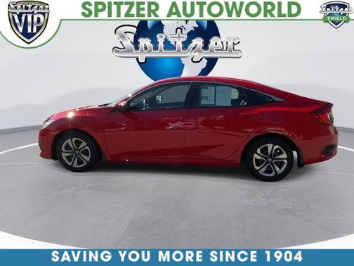 Red 2018 Honda Civic LX