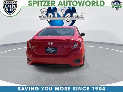 Red 2018 Honda Civic LX