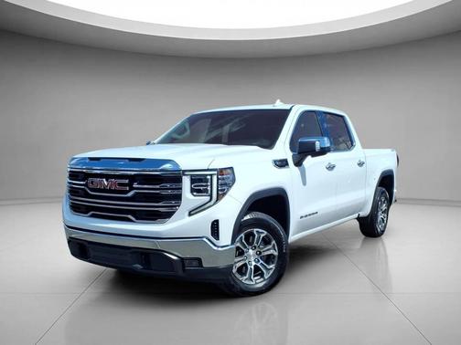 Summit White 2025 GMC Sierra 1500 SLT