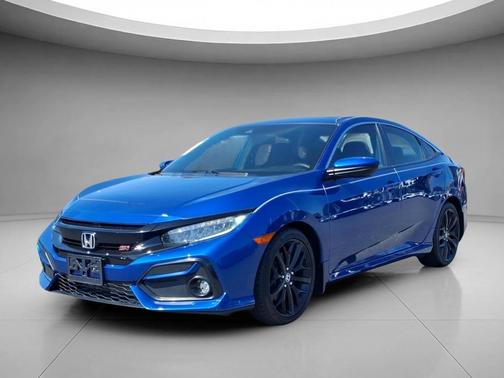 Aegean Blue Metallic 2020 Honda Civic Si Base