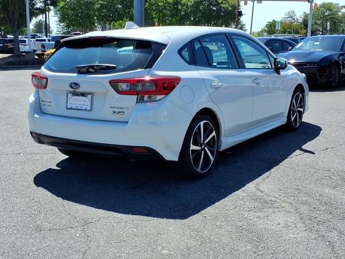 Crystal White Pearl 2023 Subaru Impreza Sport