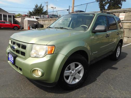 Green 2009 Ford Escape Hybrid Base