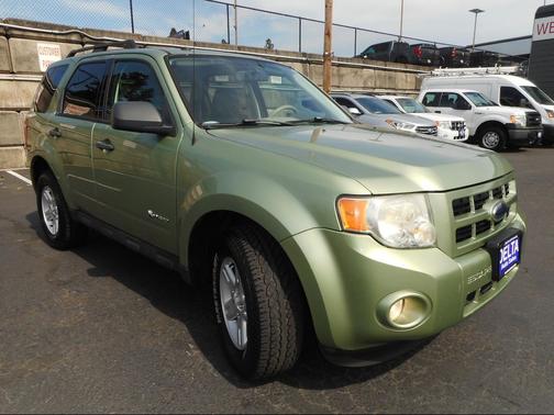 Green 2009 Ford Escape Hybrid Base