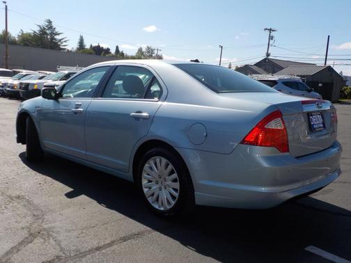 Blue 2011 Ford Fusion Hybrid S